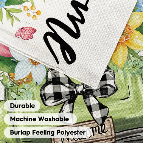 AVOIN colorlife Double-sided print shows tulips from every angle