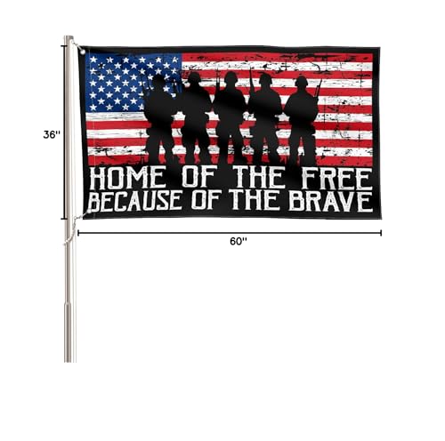 AVOIN colorlife outdoor flag suitable for porches, fences and lawns.