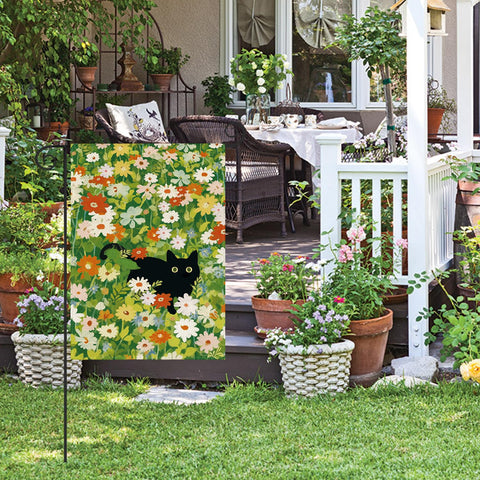 AVOIN colorlife outdoor garden flag adds seasonal color to your yard