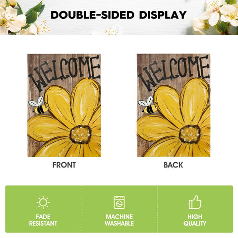 AVOIN colorlife Outdoor yard flag suitable for porch or deck display