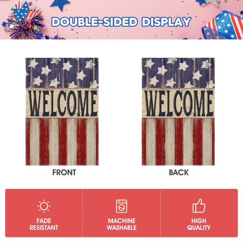 AVOIN colorlife patio flag with sleeve hanger easy to install