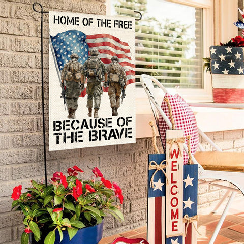 AVOIN colorlife patio garden flag on stand for seasonal decor