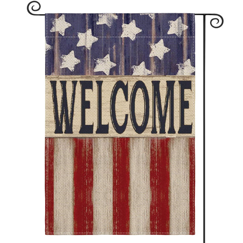 AVOIN colorlife patriotic flag 12x18 with stars and stripes for durable outdoor display