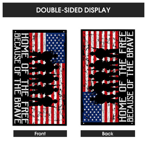 AVOIN colorlife weatherproof flag decor for patios, fences, or gardens.