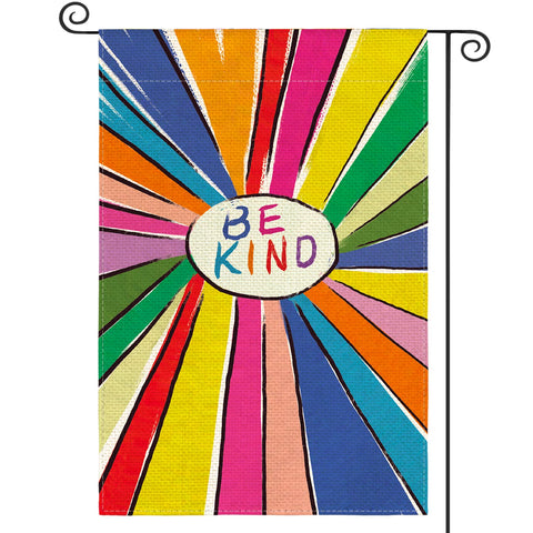 AVOIN colorlife rainbow flag double-sided design visible from both sides, ideal for yards and parades.