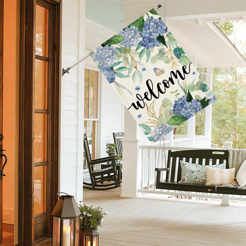 AVOIN colorlife flag with sleeve top fits standard poles for easy setup.
