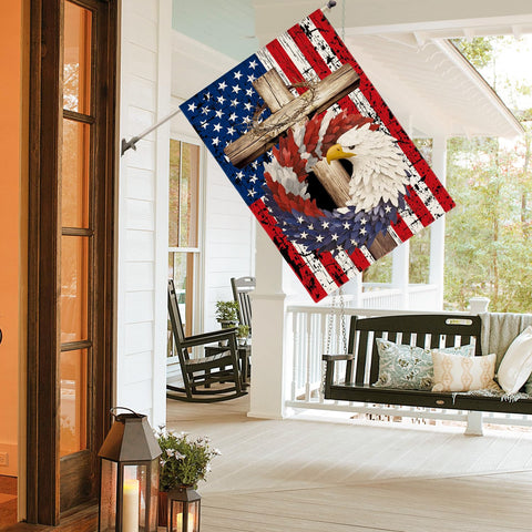 AVOIN colorlife stars and stripes design flag vivid Independence Day decor