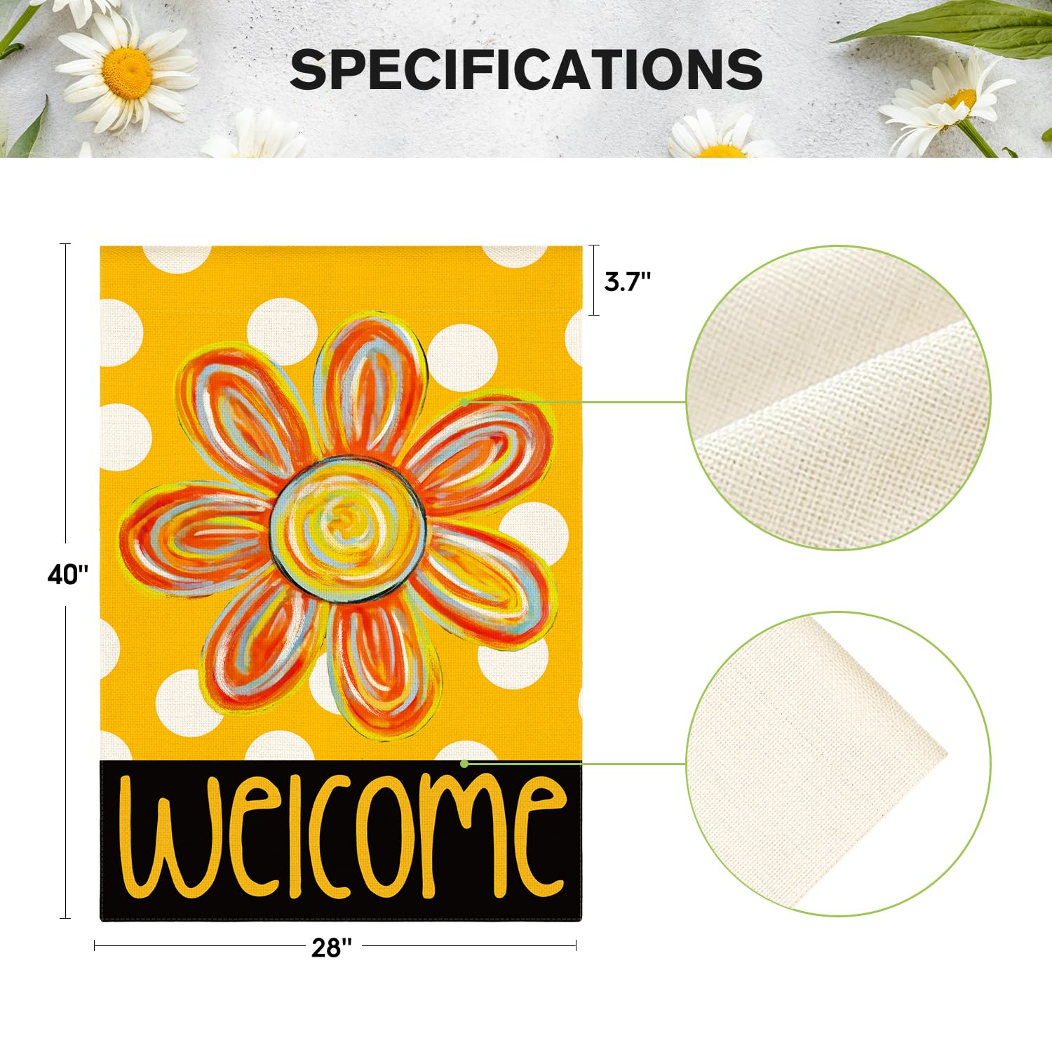 AVOIN colorlife Durable stitching detail for lasting outdoor use