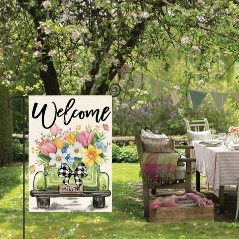 AVOIN colorlife Weather-resistant flag ideal for porches and decks
