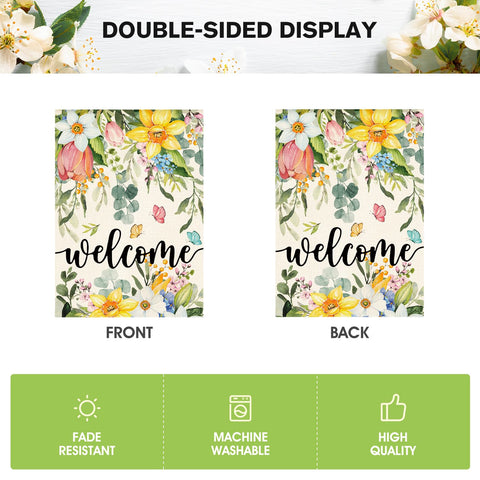 AVOIN colorlife weather-resistant polyester flag withstands outdoor use