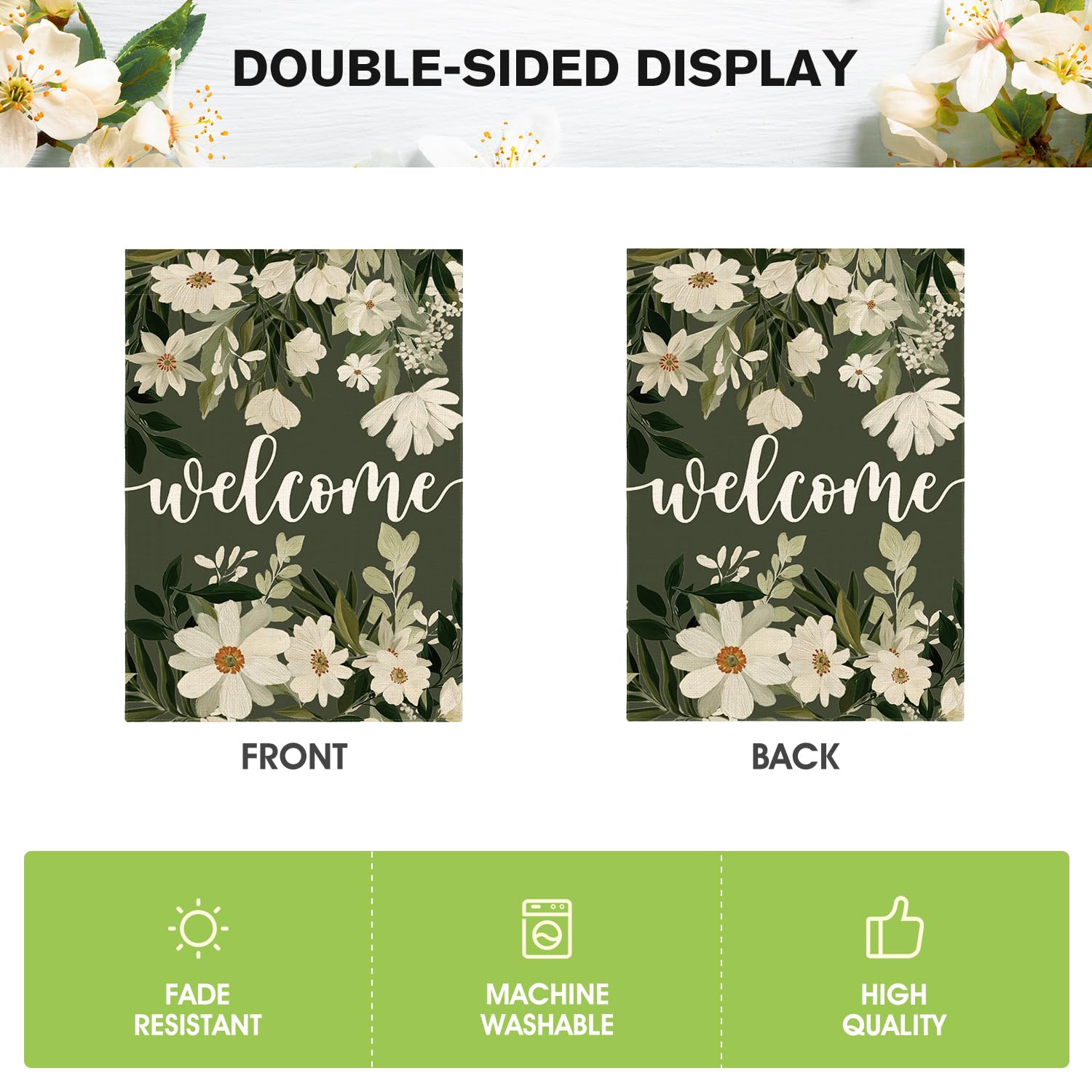 AVOIN colorlife weather-resistant polyester flag suitable for outdoors