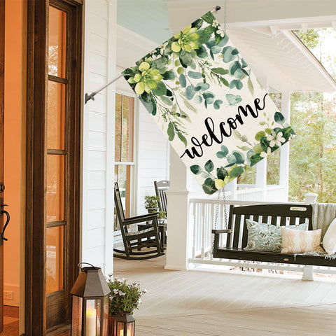 AVOIN colorlife weather-resistant polyester flag for outdoor use
