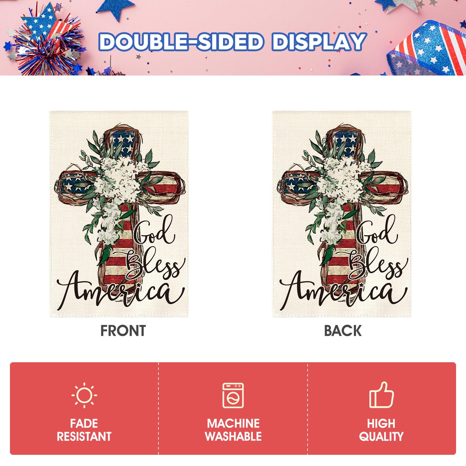 AVOIN colorlife vibrant patriotic design enhances curb appeal