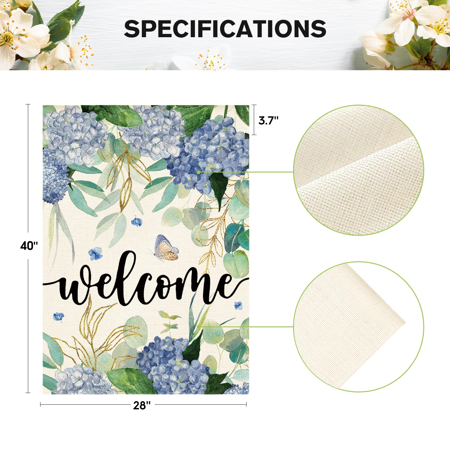 AVOIN colorlife welcome flag adds seasonal charm to decks, porches, and garden entrances.