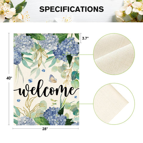 AVOIN colorlife welcome flag adds seasonal charm to decks, porches, and garden entrances.