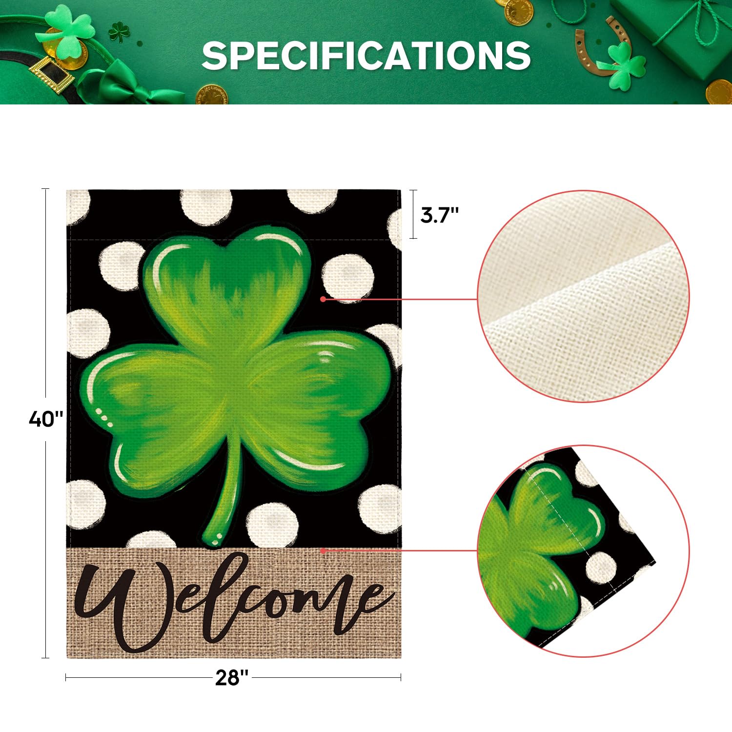 AVOIN colorlife yard flag on porch brightens outdoor spaces with seasonal charm.