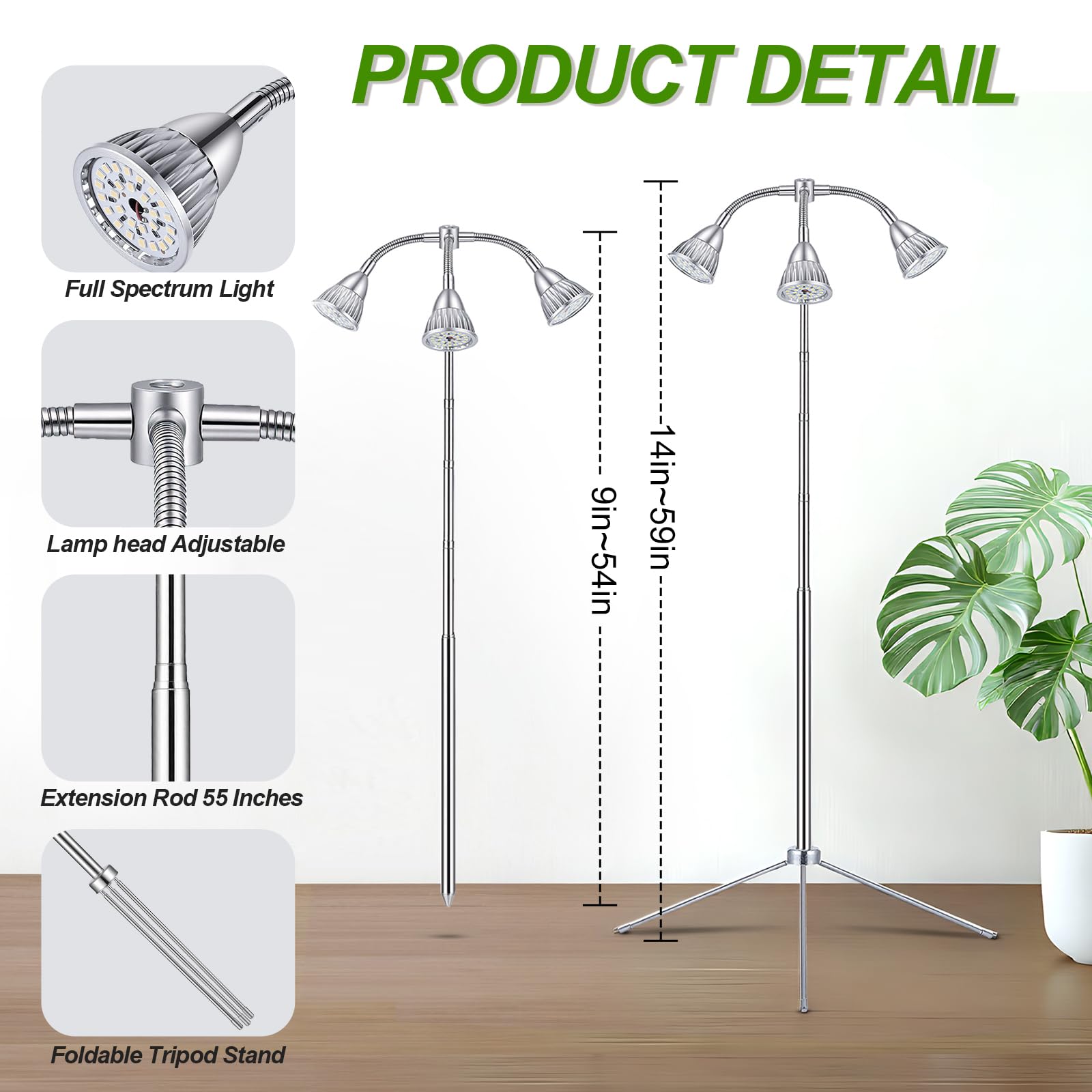 Avolend grow light aluminum body highlights compact elegant design.
