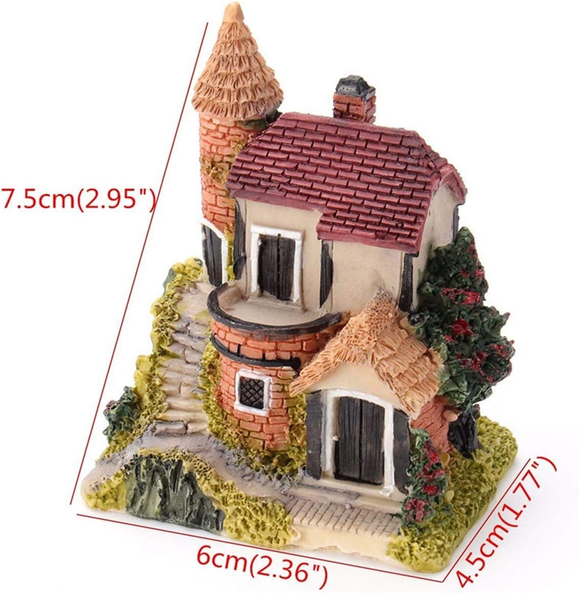 Avtytsda resin house arts crafts accessory sparks imaginative garden scenes.