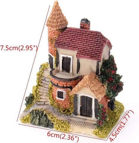 Avtytsda resin house arts crafts accessory sparks imaginative garden scenes.