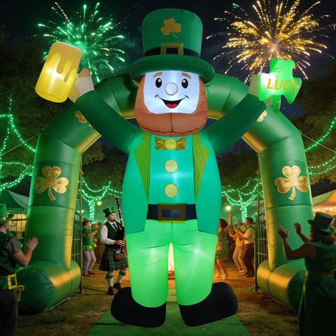 Awaqi lucky sign accent signals St. Patrick's Day theme clearly