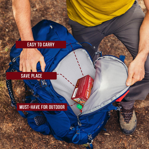 AWEASROY packaging highlights safe, odorless ignition for outdoor fires.