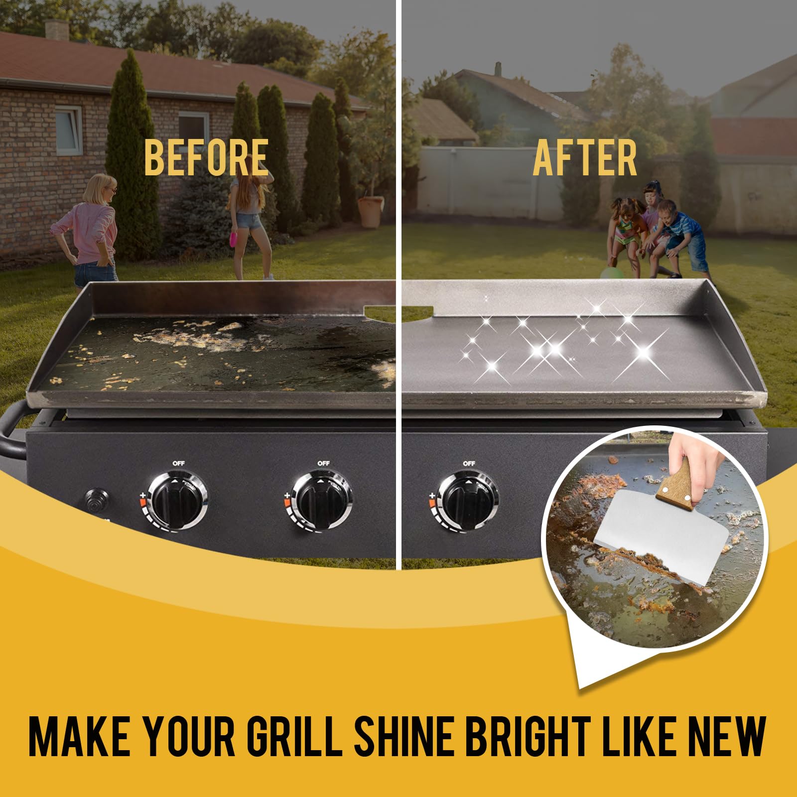 AWEASROY outdoor kitchen tool suitable as a gift for BBQ lovers