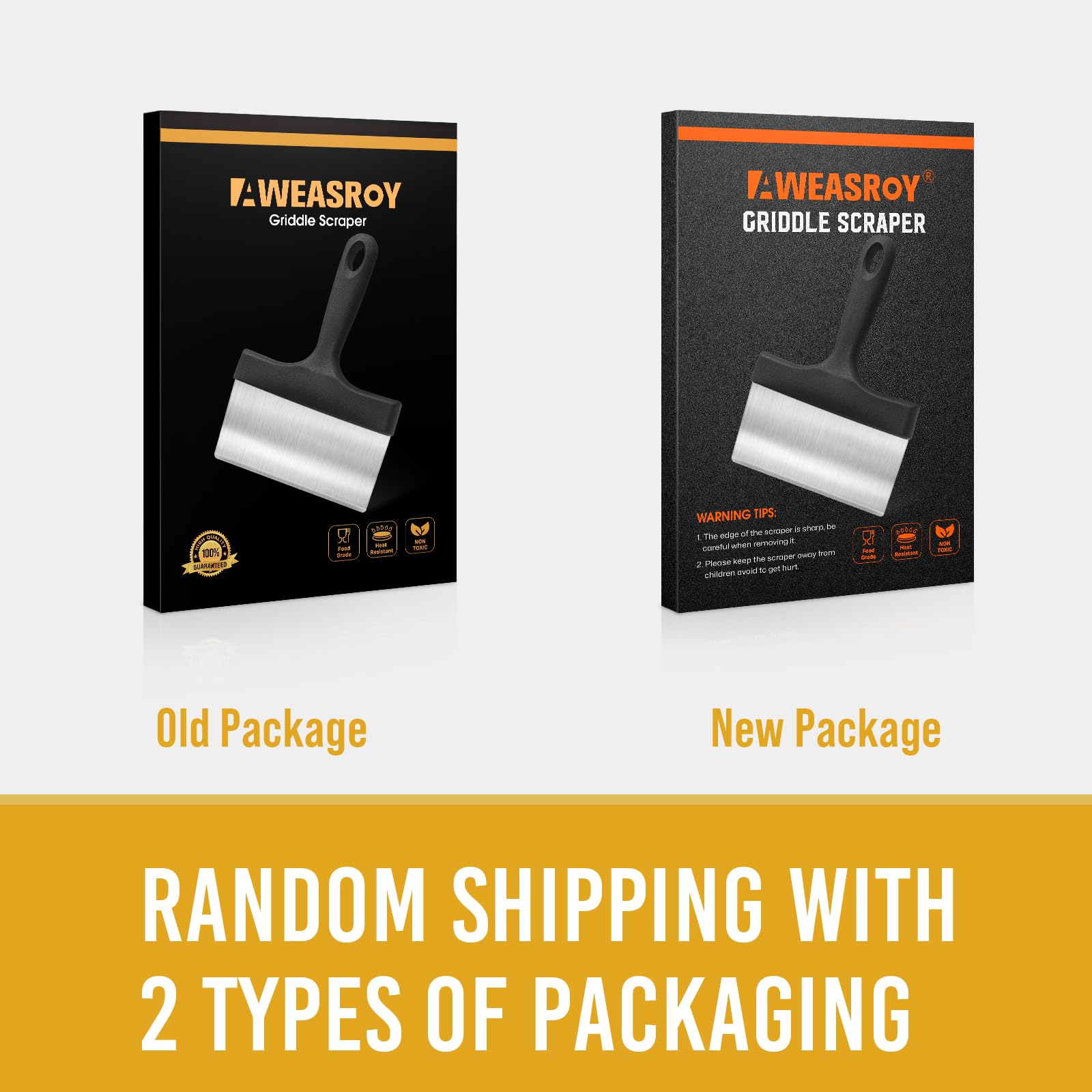 AWEASROY packaging update image showing new packaging