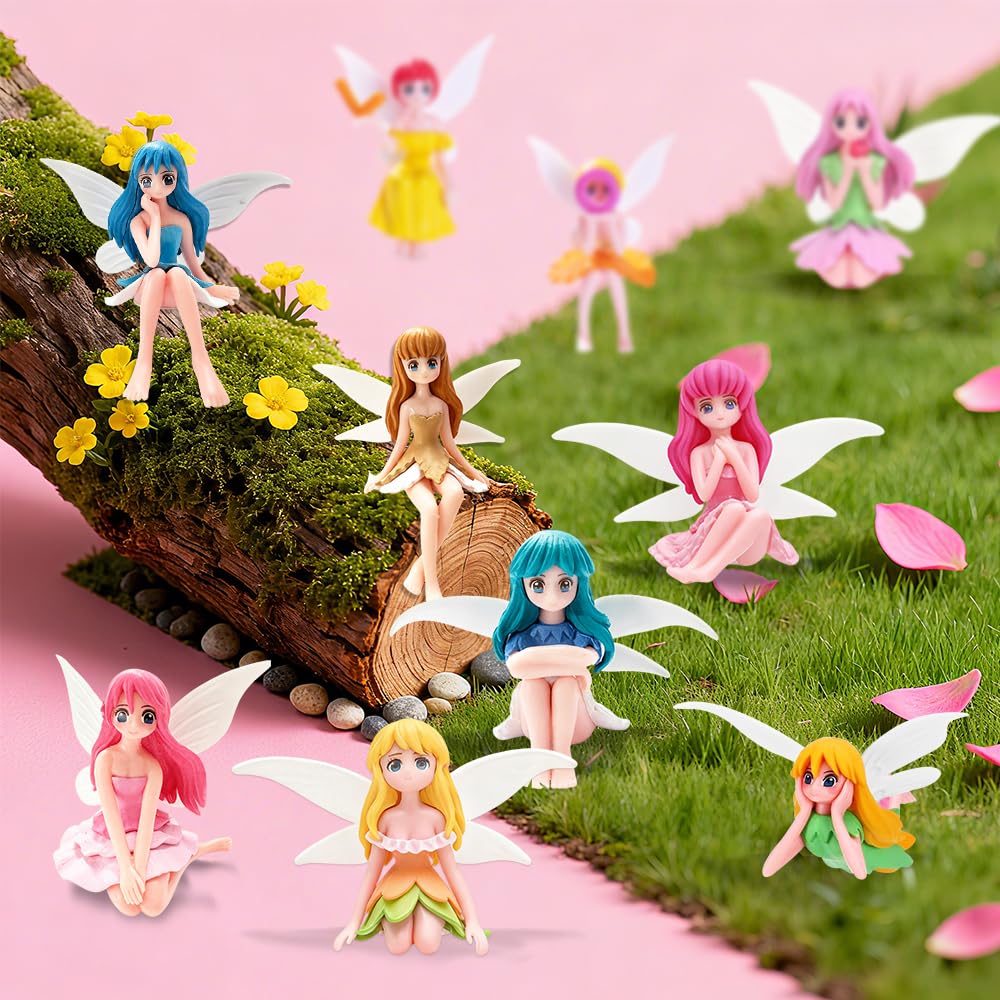 AWEELON fairy figures ideal as birthday prizes or gifts