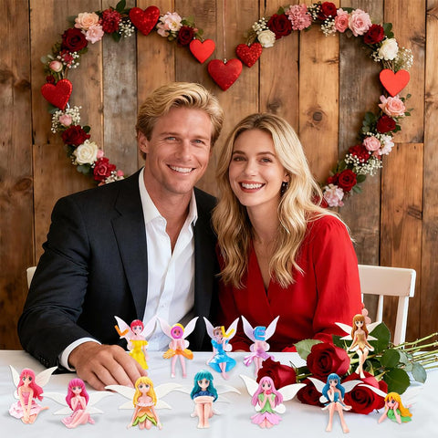 AWEELON fairy figurine used as cake topper for celebrations