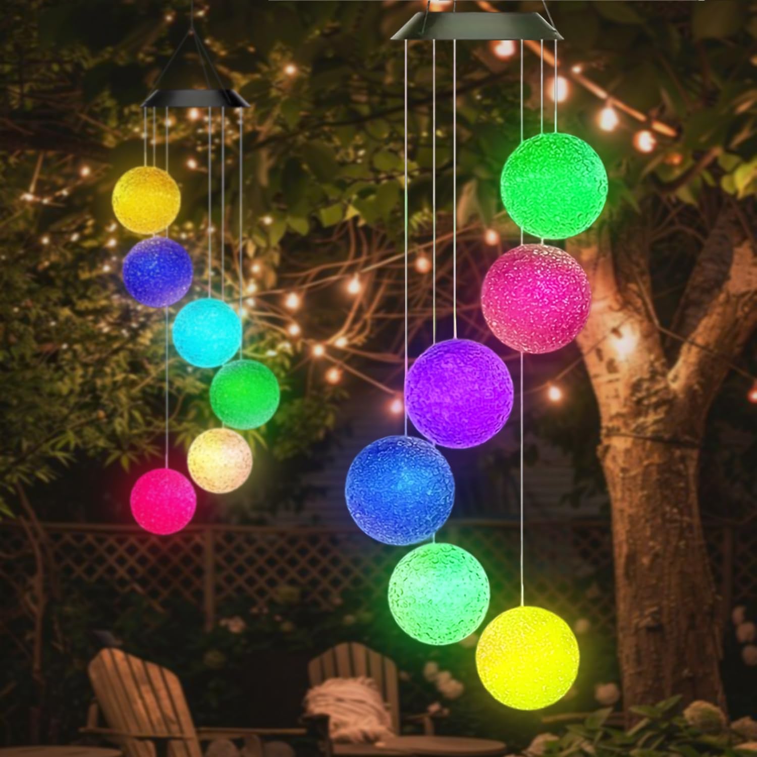 AWENDIETOU Patio garden ornament adds a subtle glow to outdoor spaces.