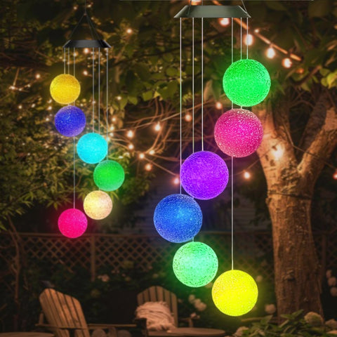 AWENDIETOU Patio garden ornament adds a subtle glow to outdoor spaces.