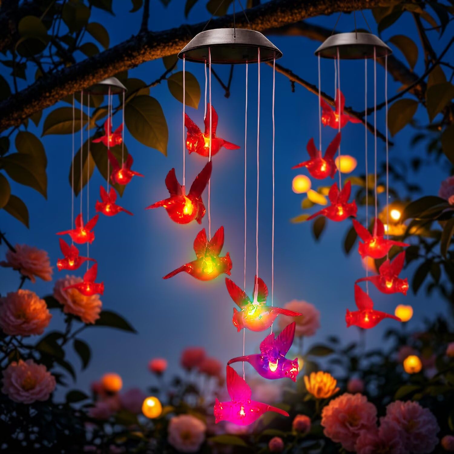 AWENDIETOU weatherproof wind chime endures sun and rain with lasting charm.