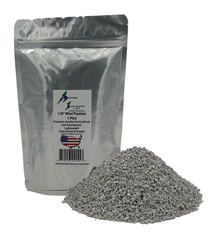 Awesome Industries pumice small 1/8-inch granules promote root growth with airy texture.