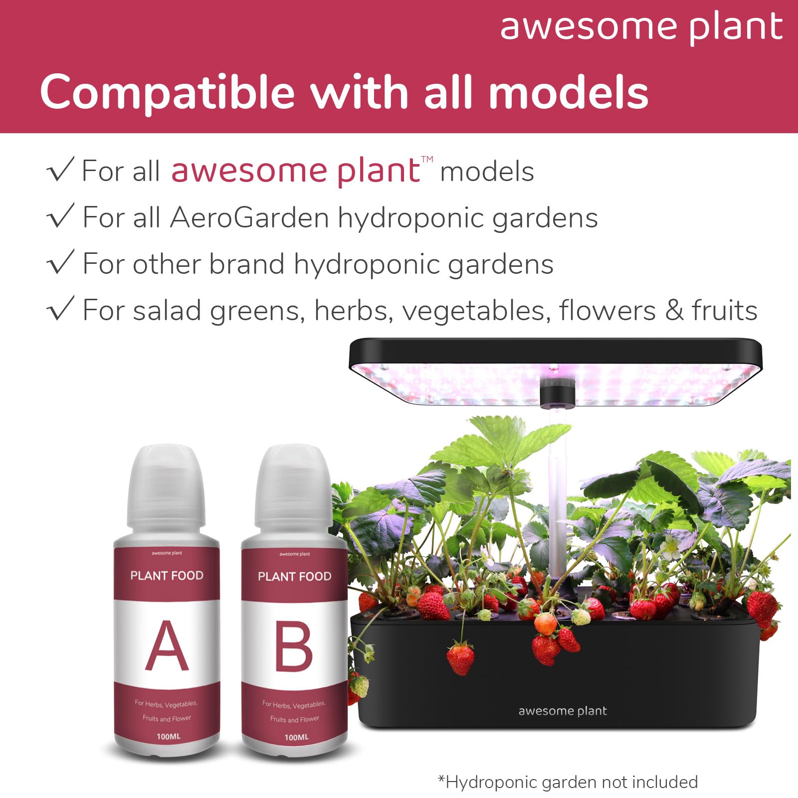 Awesome Plant root system image shows nutrients supporting healthy hydroponic growth.