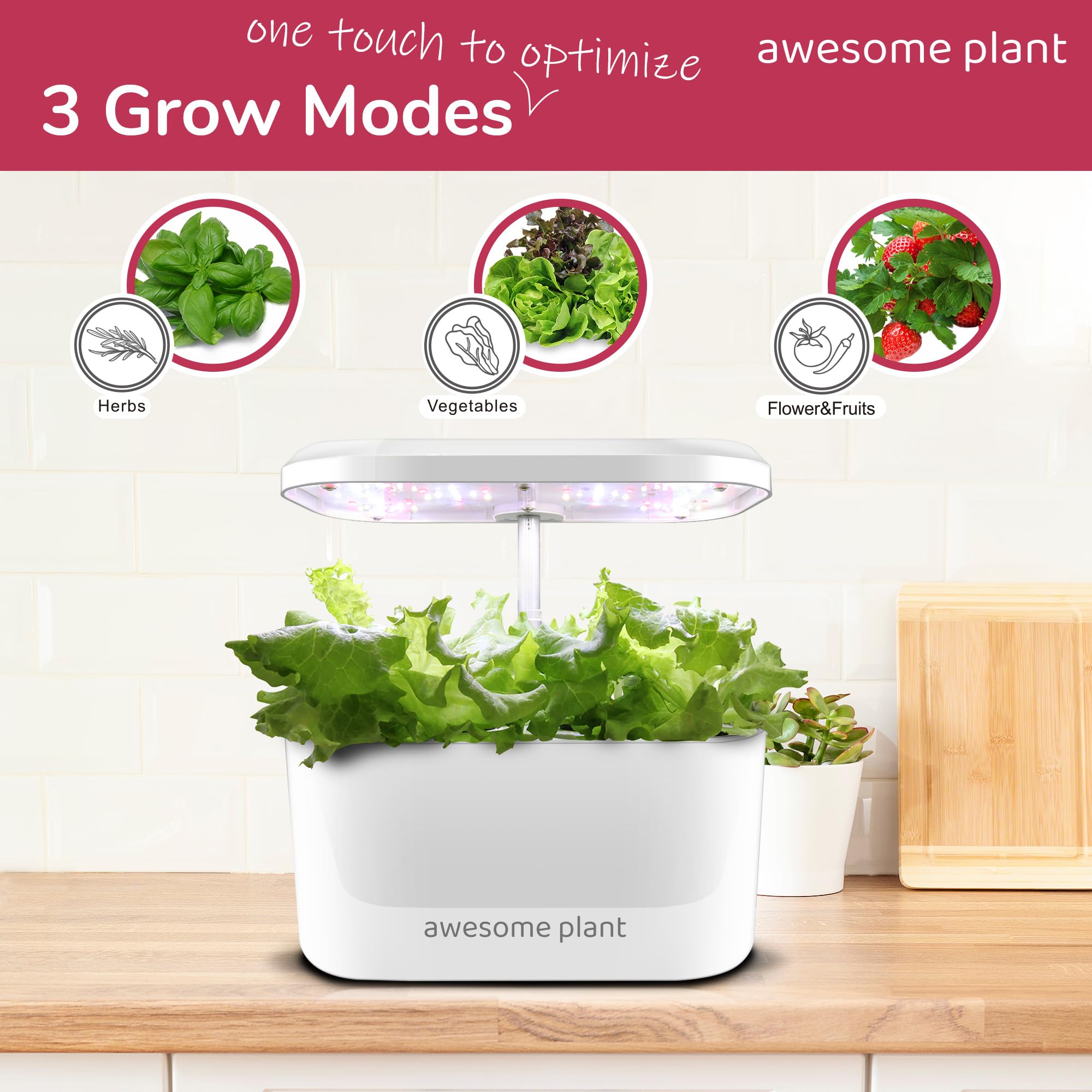Awesome Plant 6Pro 3L water tank with level indicator for easy maintenance