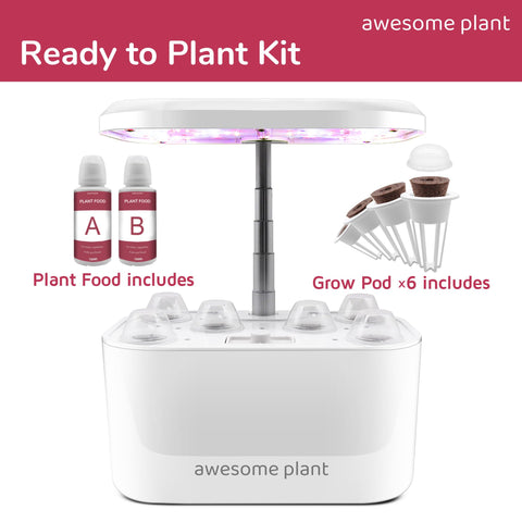 Awesome Plant 6Pro grow deck with six pods for herbs and greens