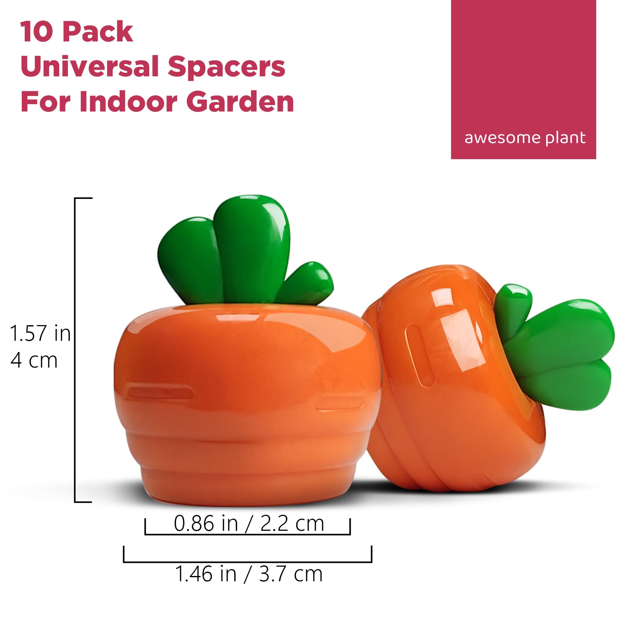 Awesome Plant carrot spacer cover blocks light to keep water clean