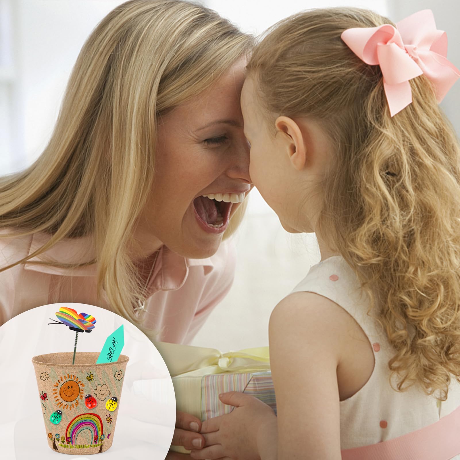 Aweyka ladybugs stickers brighten classroom or home gardens.