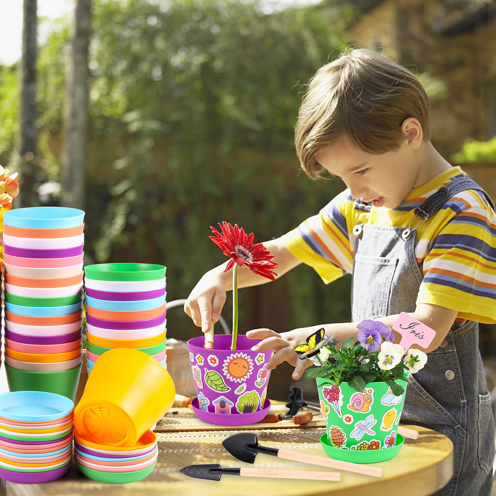 Aweyka mini garden tools set for budding gardeners and classrooms.