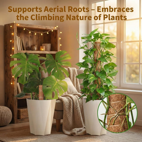 AWIBIKU adjustable garden ties secure vines gently as they thicken.