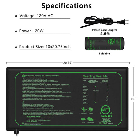 AWLYLNLL two-mat pack ready for multiple seed batches