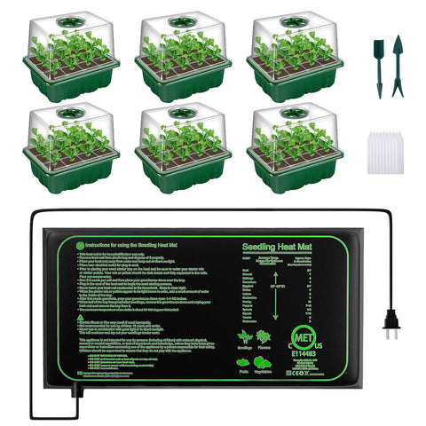 AWLYLNLL seedling heating mat promotes even warmth for sprouting