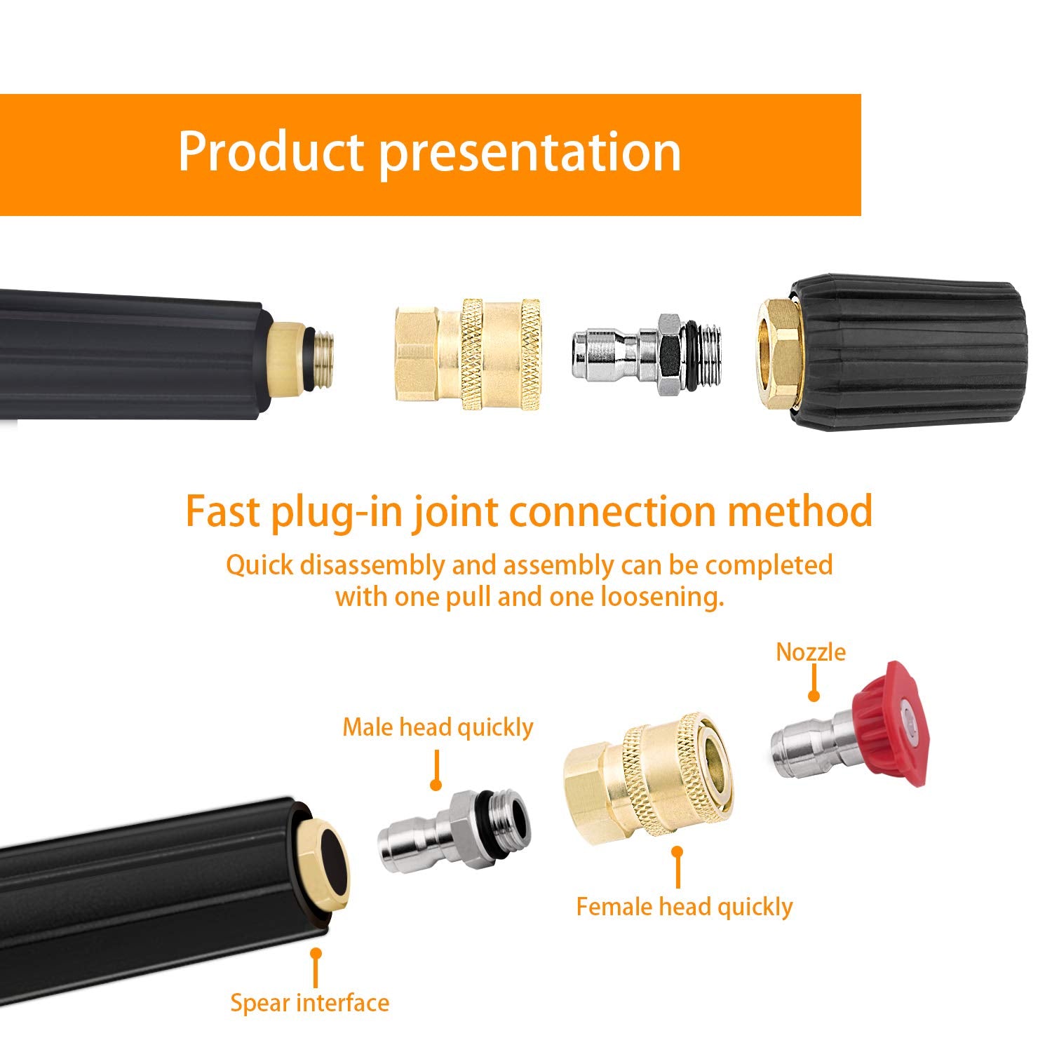 Awpeye 3-pack brass fittings provide versatile replacements.