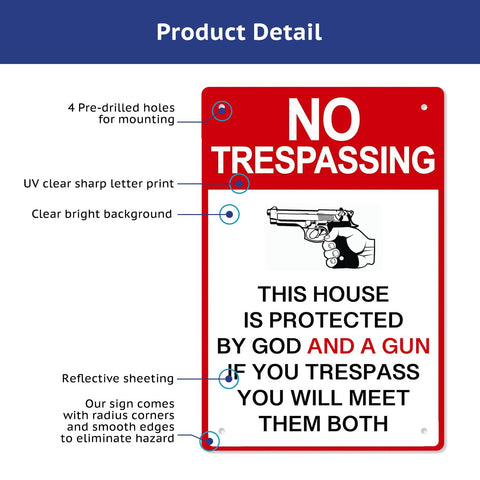 awrjdos Tinplate sign with four pre-drilled holes; quick, secure installation.