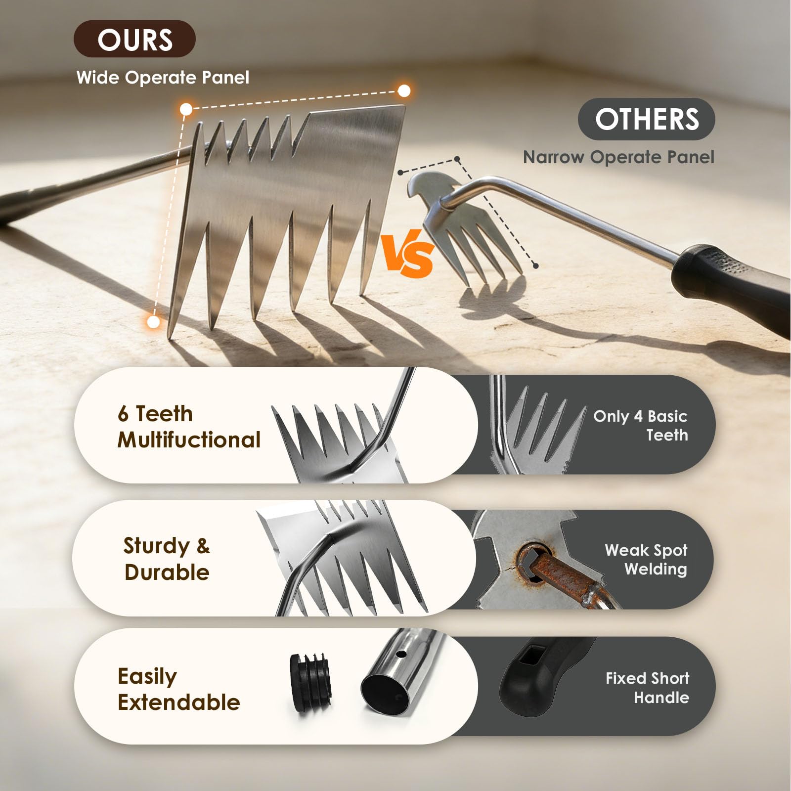 Awrose tool ideal for gardens, orchards, and farms
