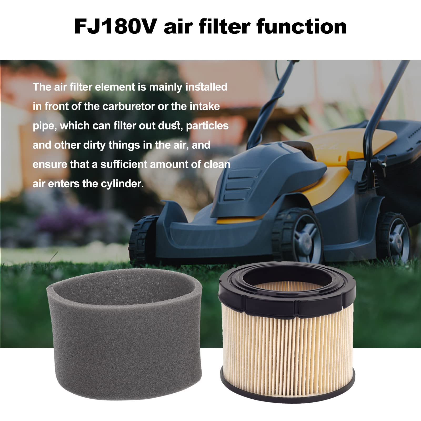 AWSZH installation image for Kawasaki FJ180V, demonstrating fit near the carburetor
