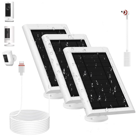 Awwndd solar panel for Ring Stick Up Cam 2nd Gen provides reliable power on the go.