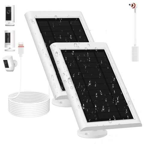 Awwndd solar panel for Ring Cam 2nd Gen, easy setup for continuous power