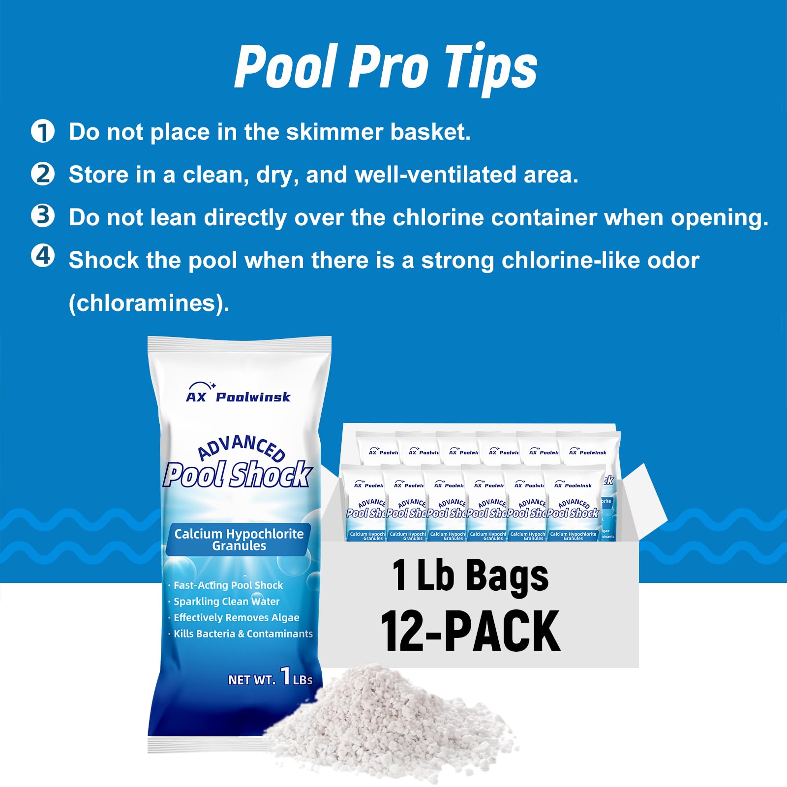 AX Poolwinsk clear water result after treatment with proper filtration