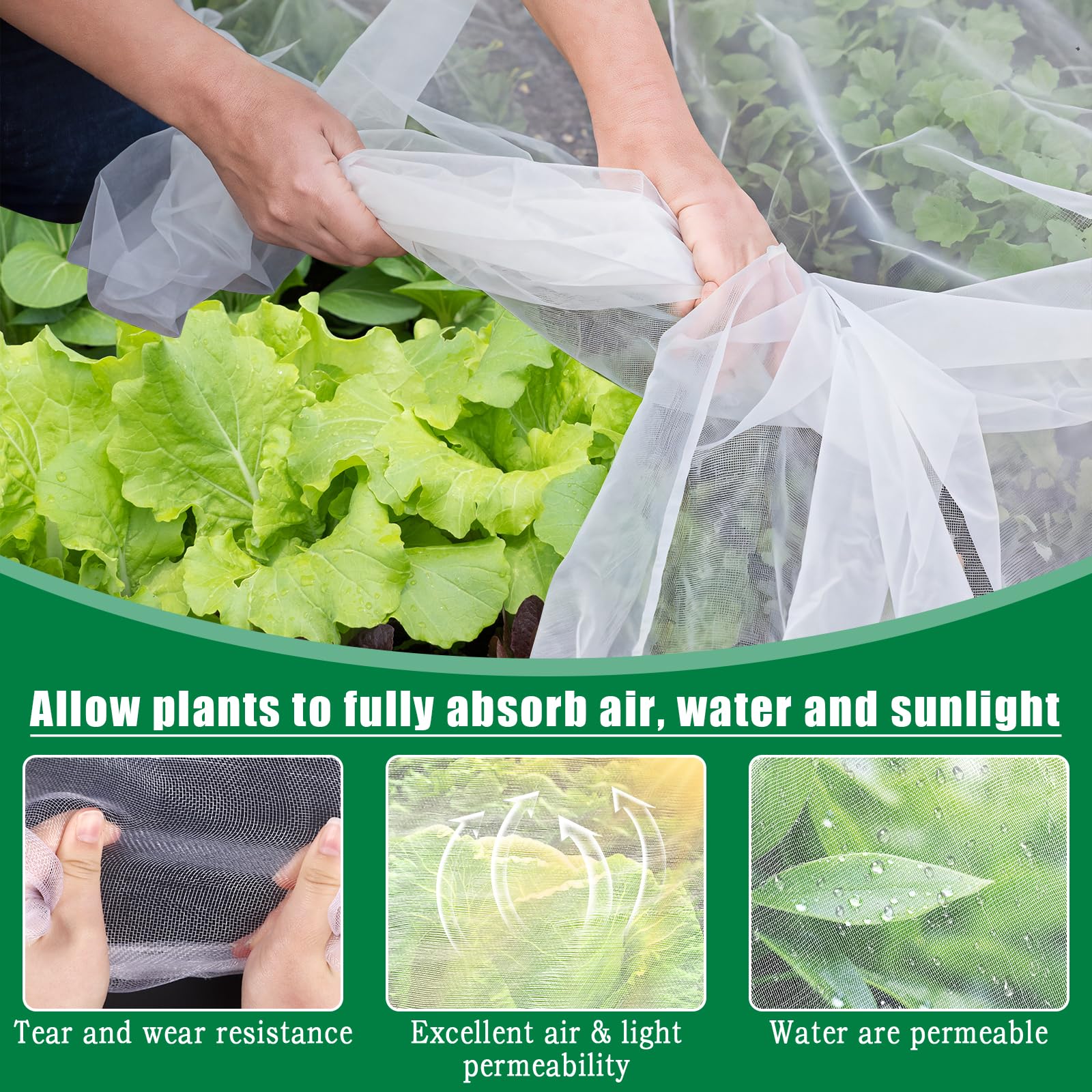 Axcoix ultra-fine mesh blocks pests while allowing airflow
